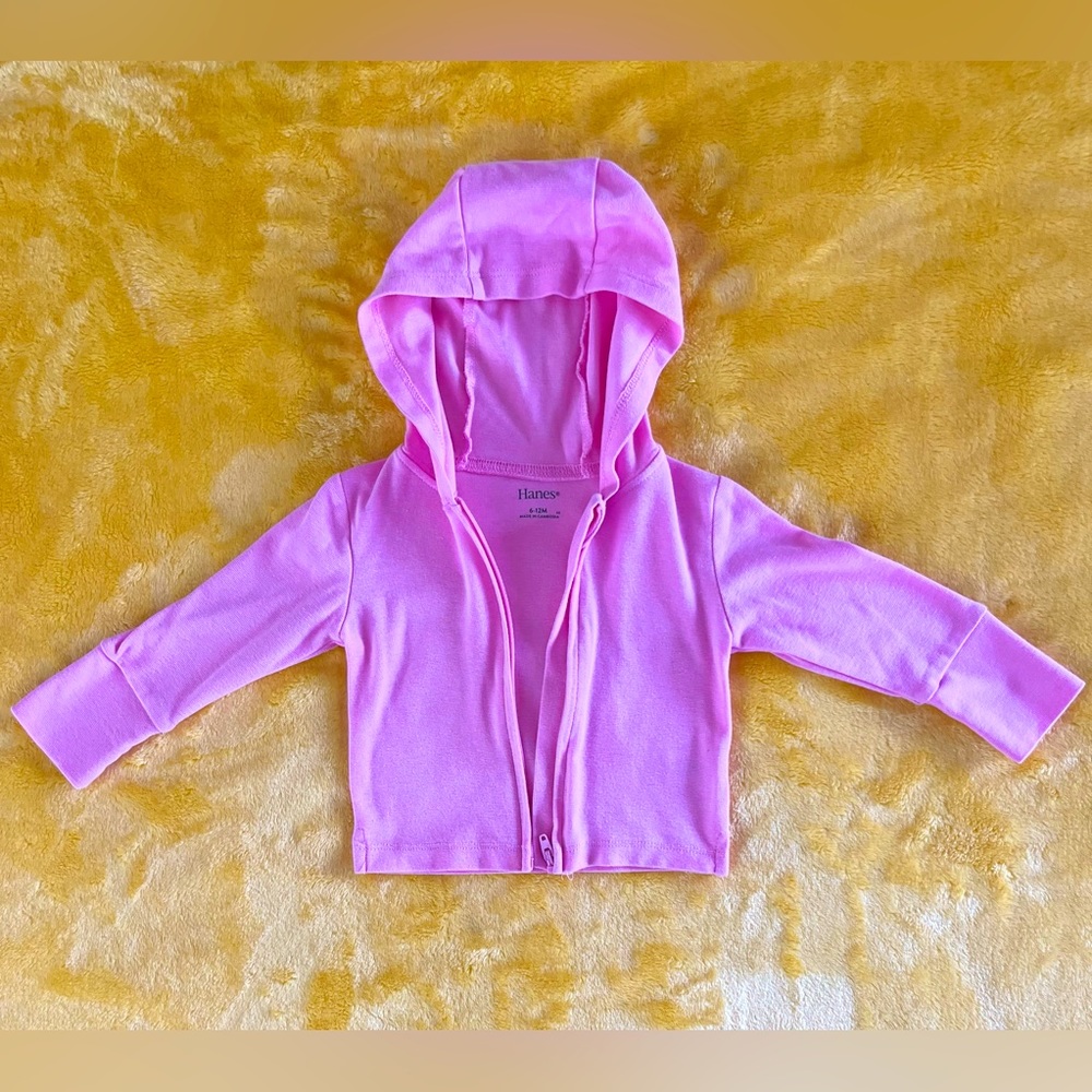 Baby Girl Hanes Pink Jacket